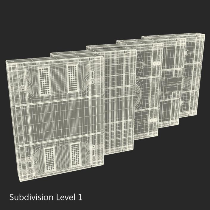 3D model Sci-Fi Painted Panels Set