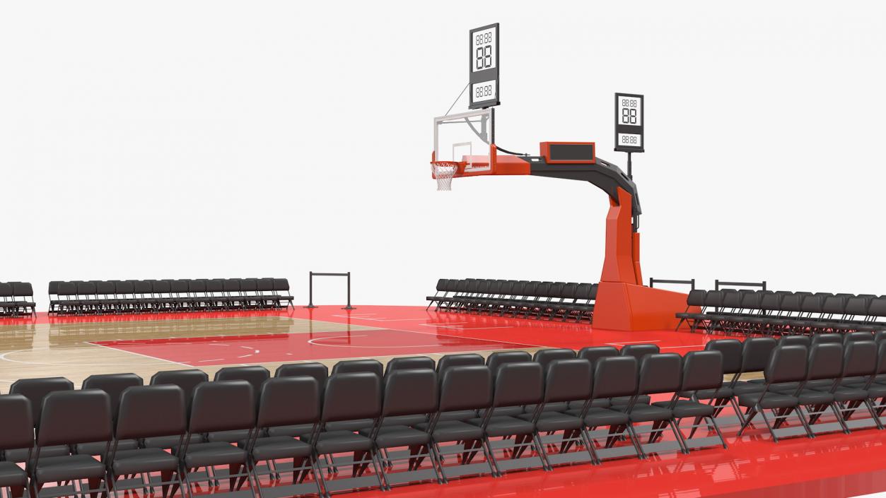 3D Basketball Court