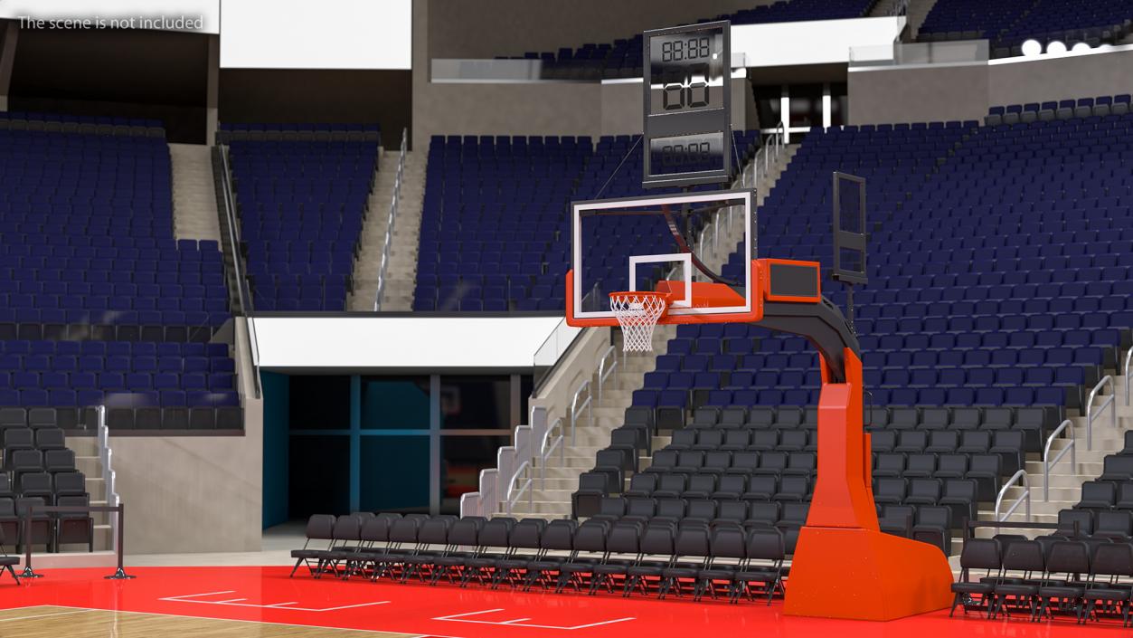 3D Basketball Court