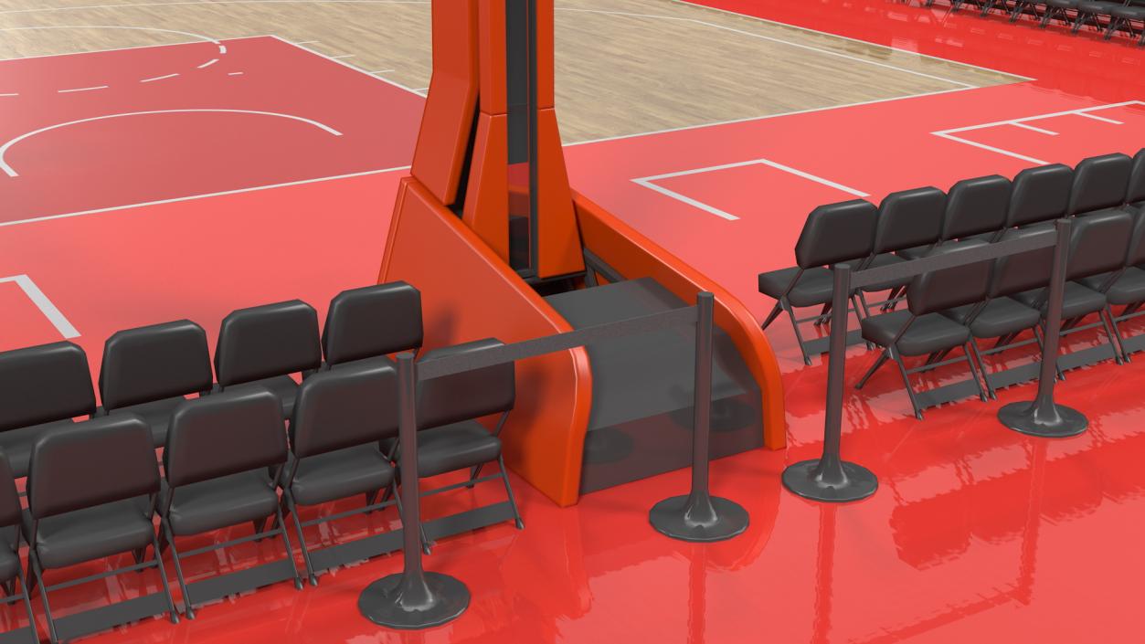 3D Basketball Court