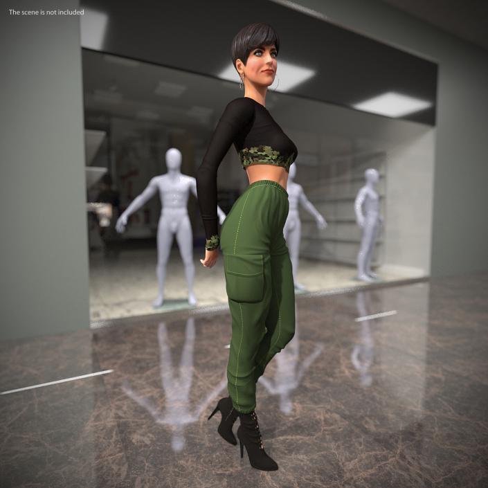 3D model Women in Casual Street Clothes