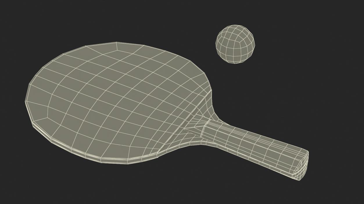 Table Tennis Racket 3D model