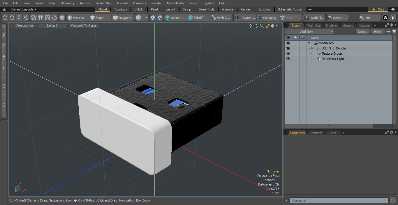 USB 3 Dongle 3D