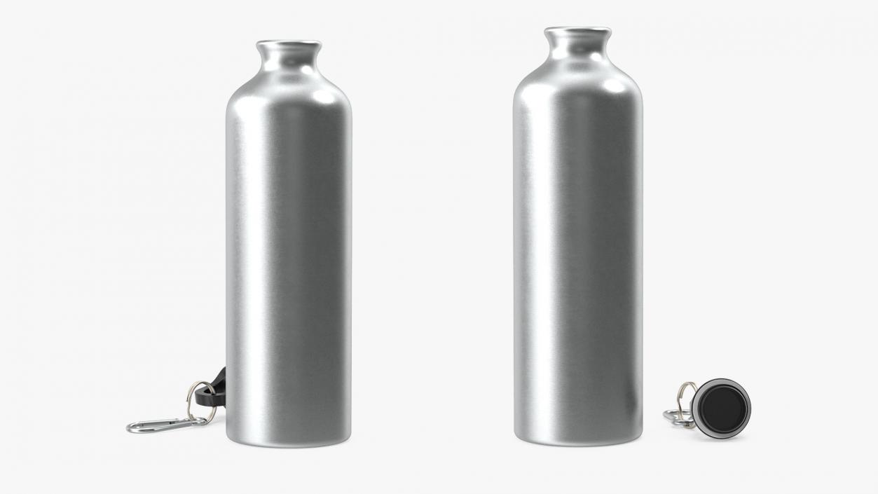 3D Opened Bicycle Aluminum Water Bottle