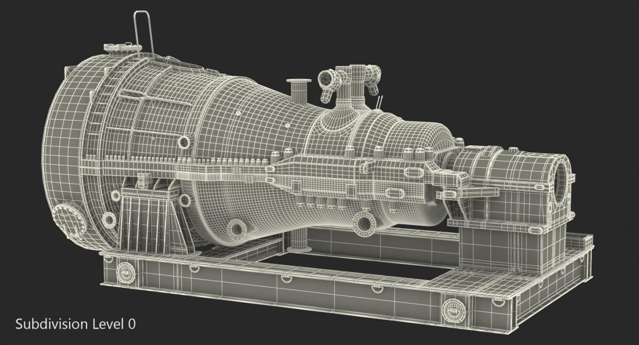 3D Steam Turbine Generic