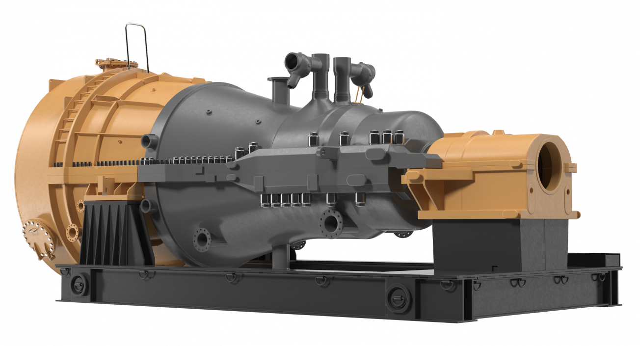 3D Steam Turbine Generic