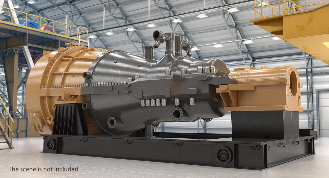 3D Steam Turbine Generic