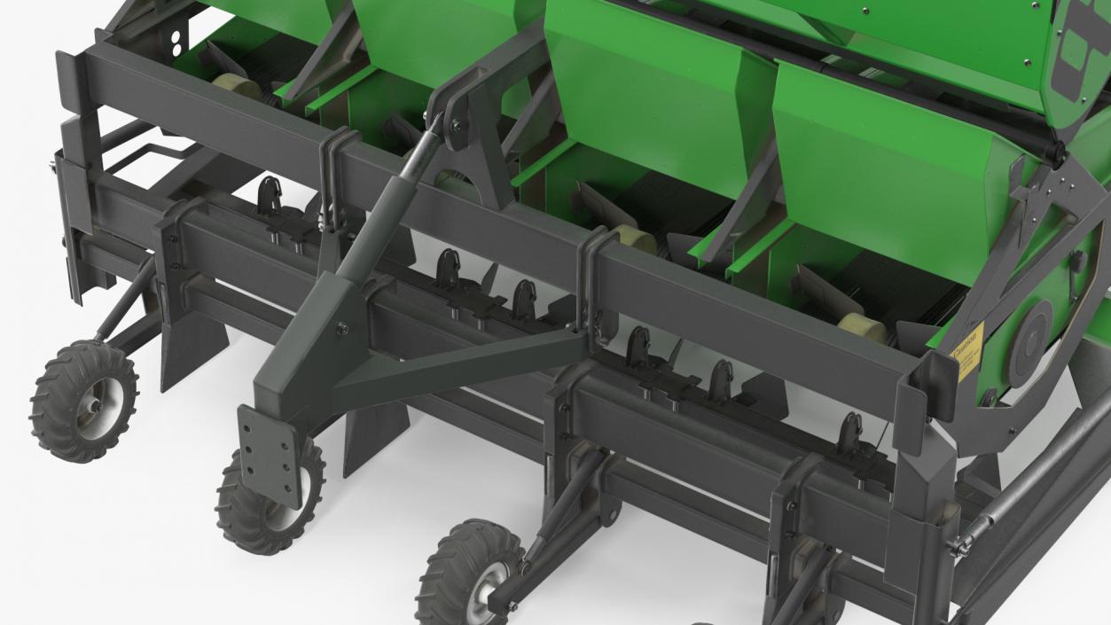 Miedema Structural 4000 Potato Planter Green Used 3D model