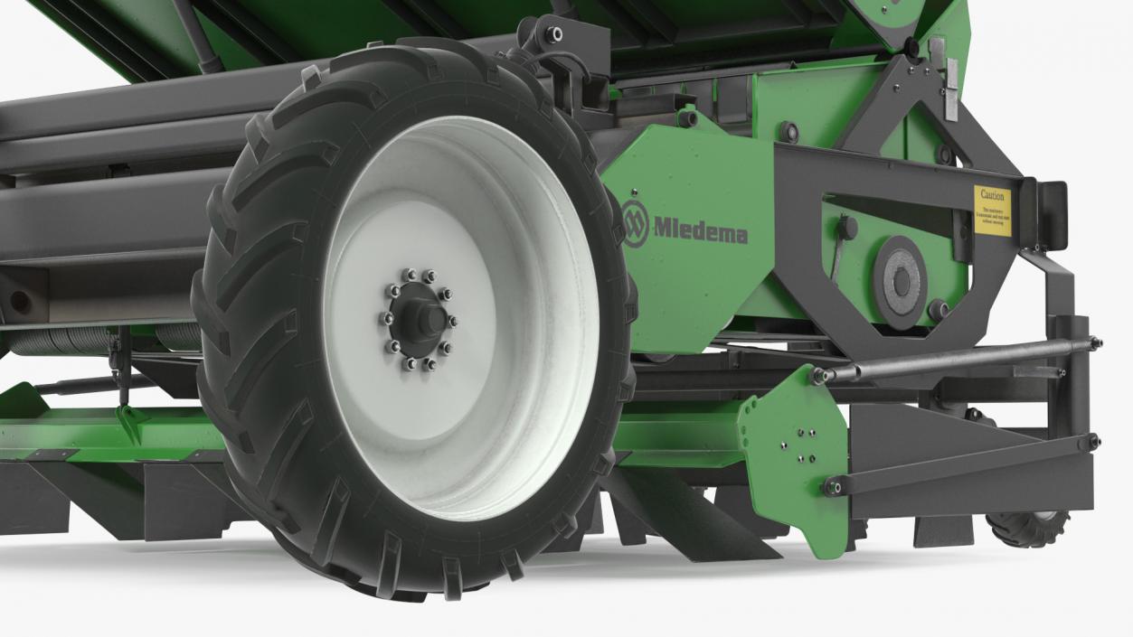 Miedema Structural 4000 Potato Planter Green Used 3D model