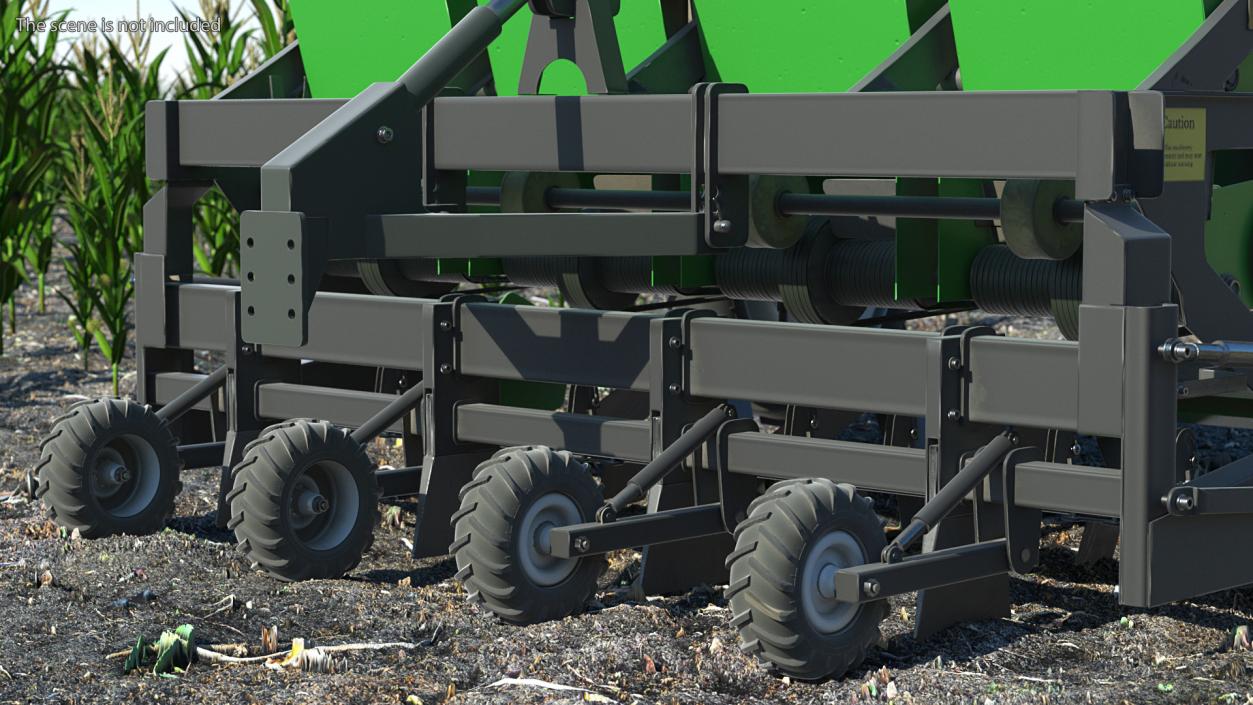 Miedema Structural 4000 Potato Planter Green Used 3D model