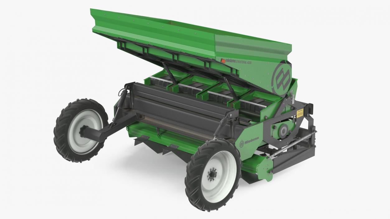 Miedema Structural 4000 Potato Planter Green Used 3D model