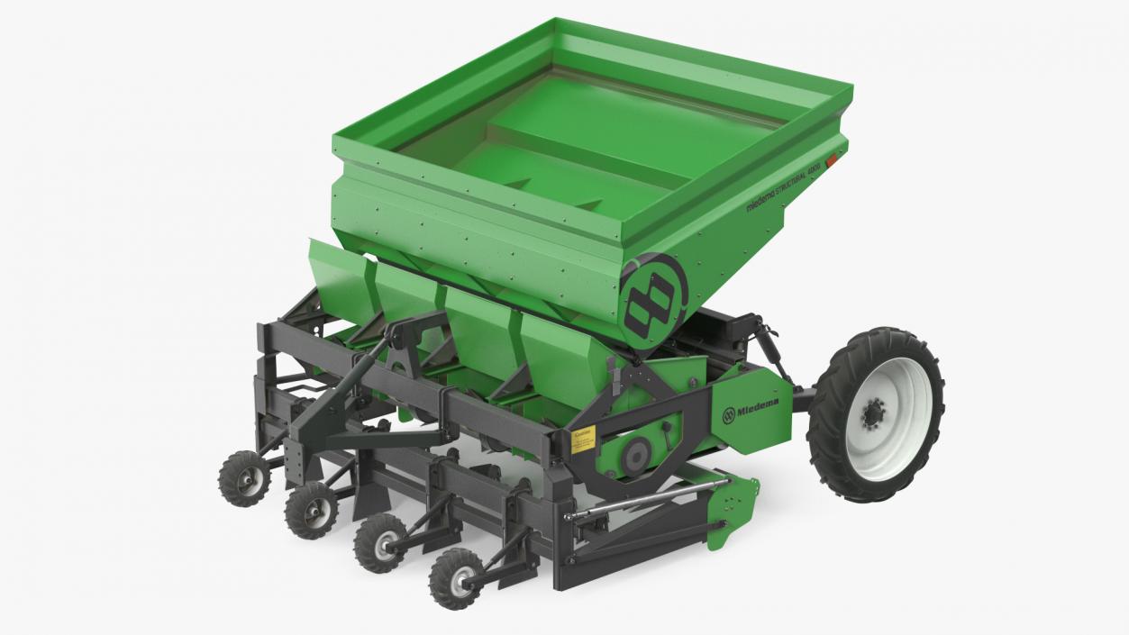 Miedema Structural 4000 Potato Planter Green Used 3D model