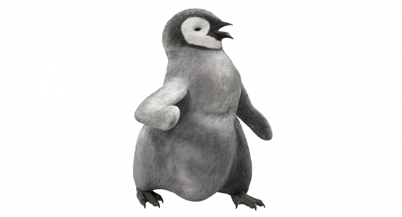 3D model Penguin Baby Walking Pose