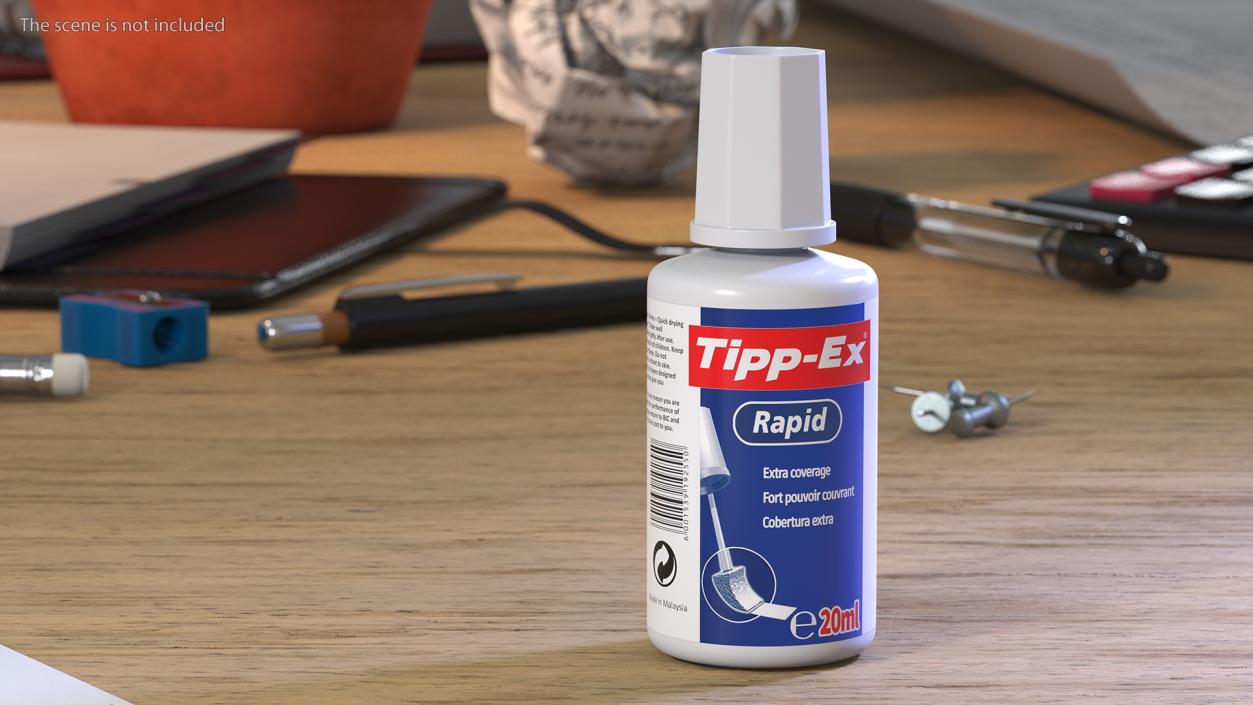 3D model Tipp Ex Rapid Correction Fluid