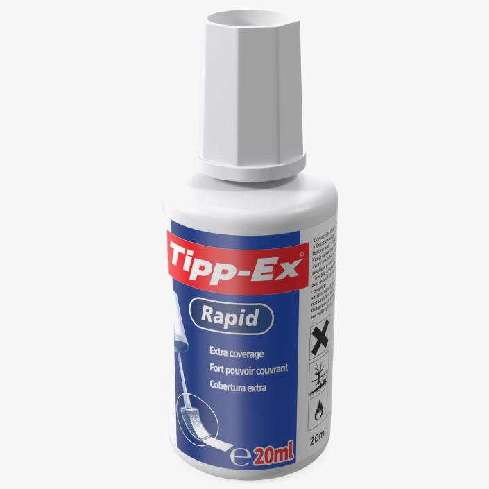 3D model Tipp Ex Rapid Correction Fluid