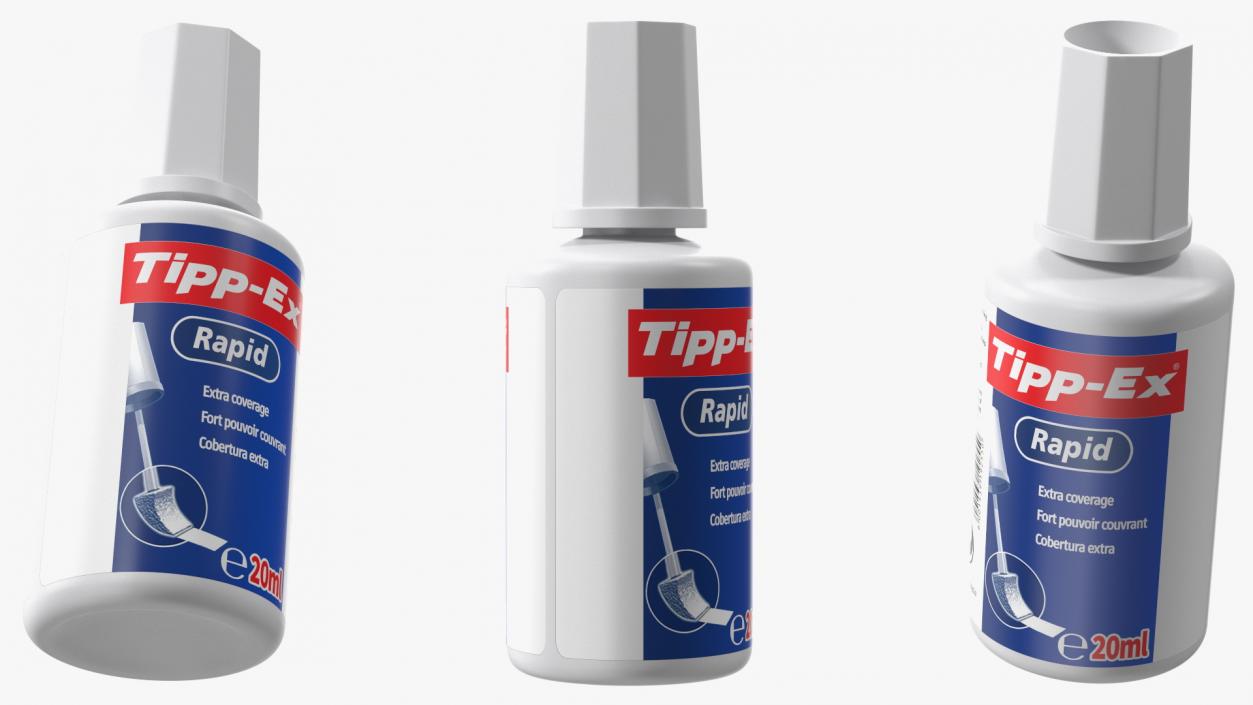 3D model Tipp Ex Rapid Correction Fluid