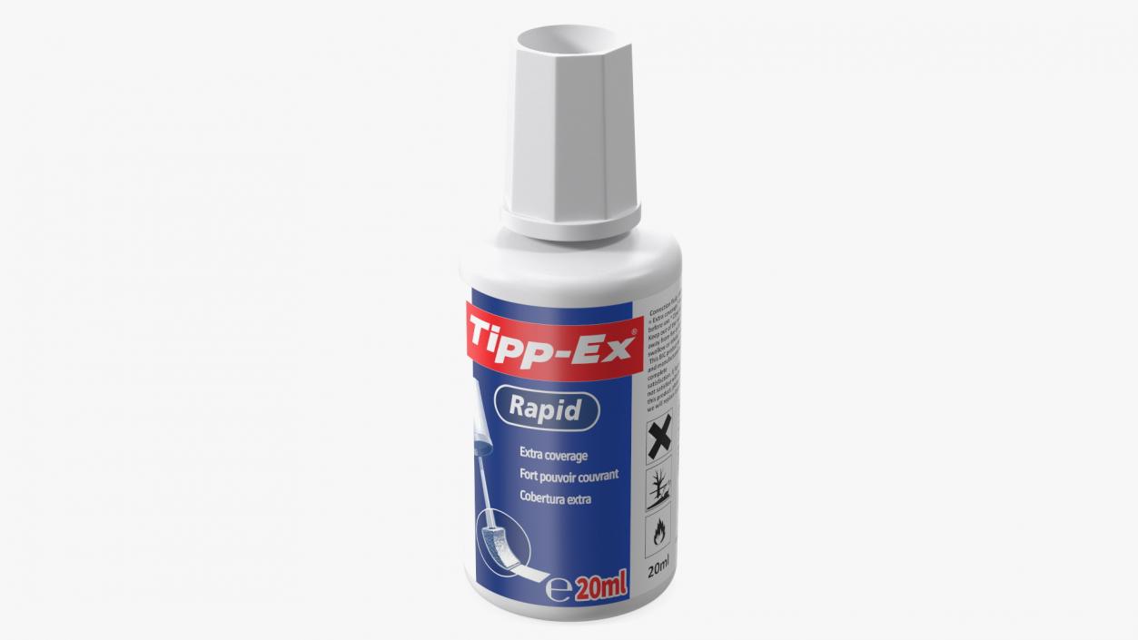 3D model Tipp Ex Rapid Correction Fluid