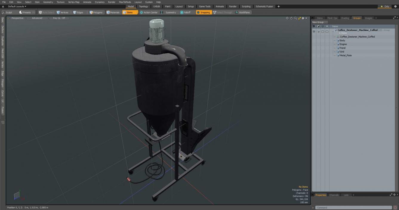 3D model Coffee Destoner Machine Coffed