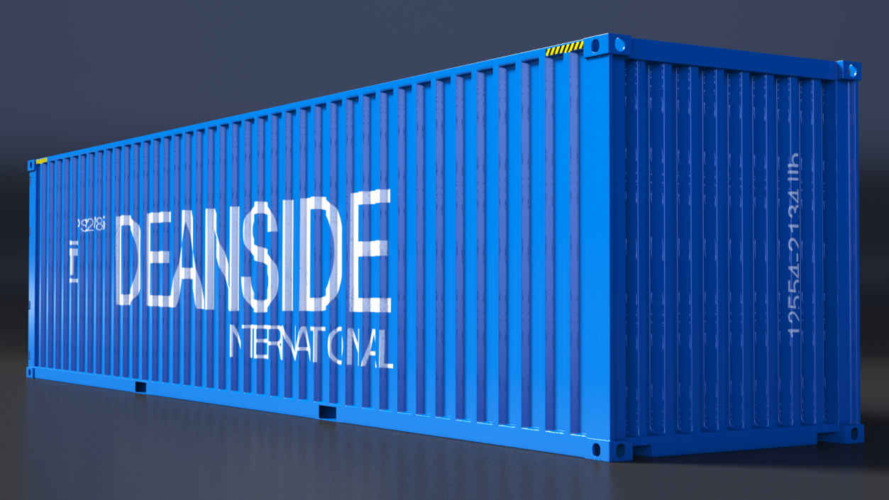 High Cube Cargo Shipping Container 40FT 3D model