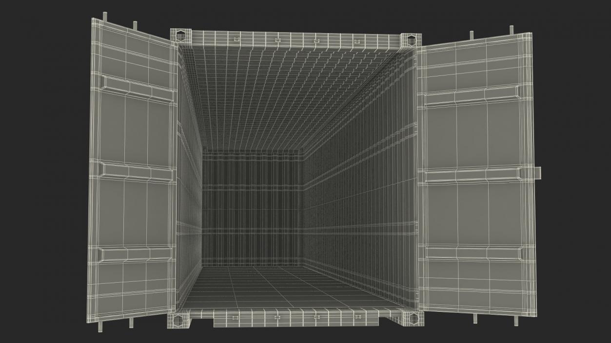 High Cube Cargo Shipping Container 40FT 3D model