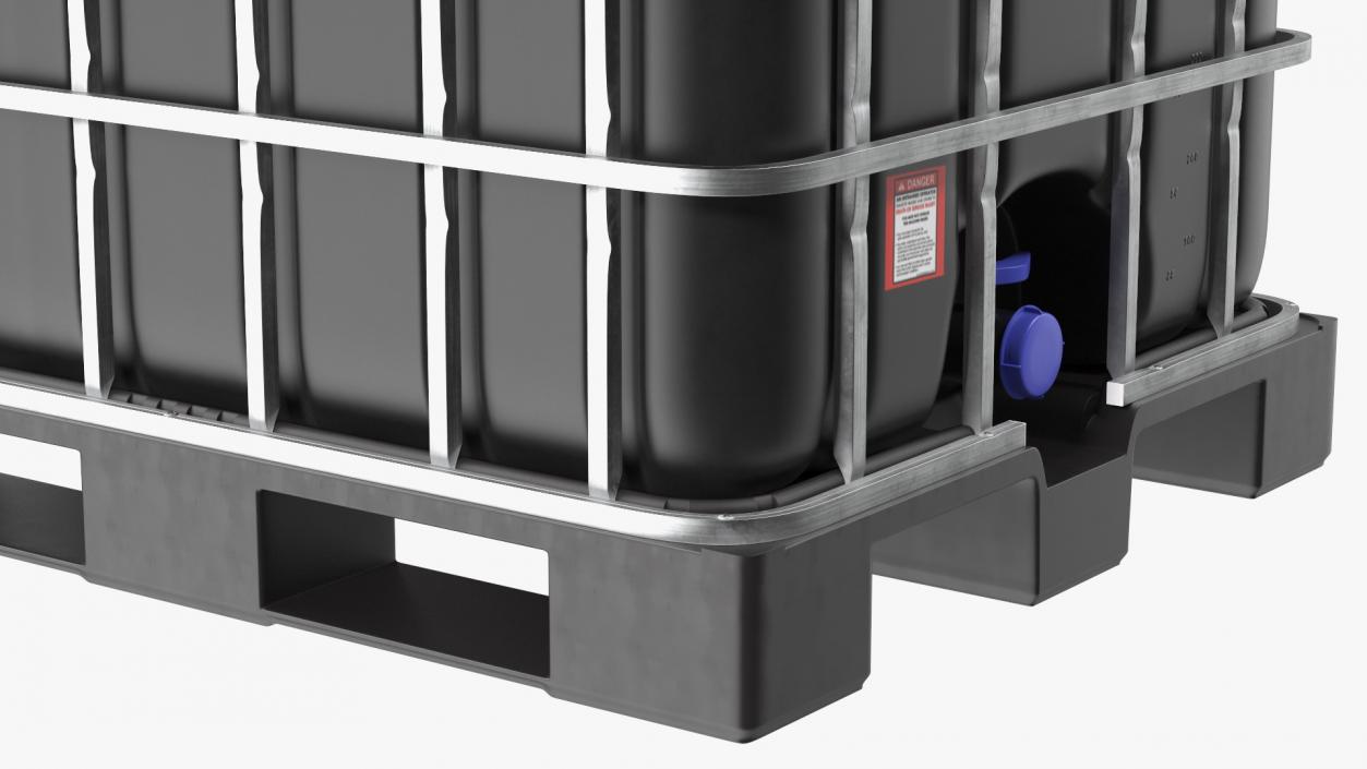 3D IBC Container 1000 Litres UV Resistant model