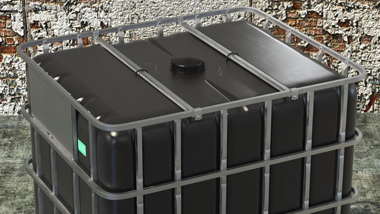 3D IBC Container 1000 Litres UV Resistant model