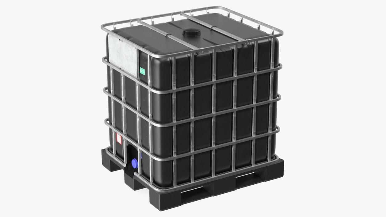 3D IBC Container 1000 Litres UV Resistant model