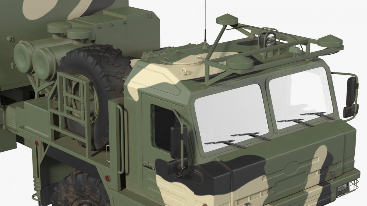 Camouflage Mobile Tracking Radar Vityaz 50R6 3D model