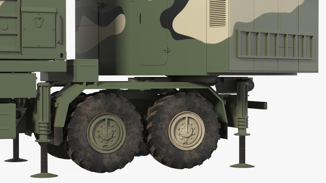 Camouflage Mobile Tracking Radar Vityaz 50R6 3D model