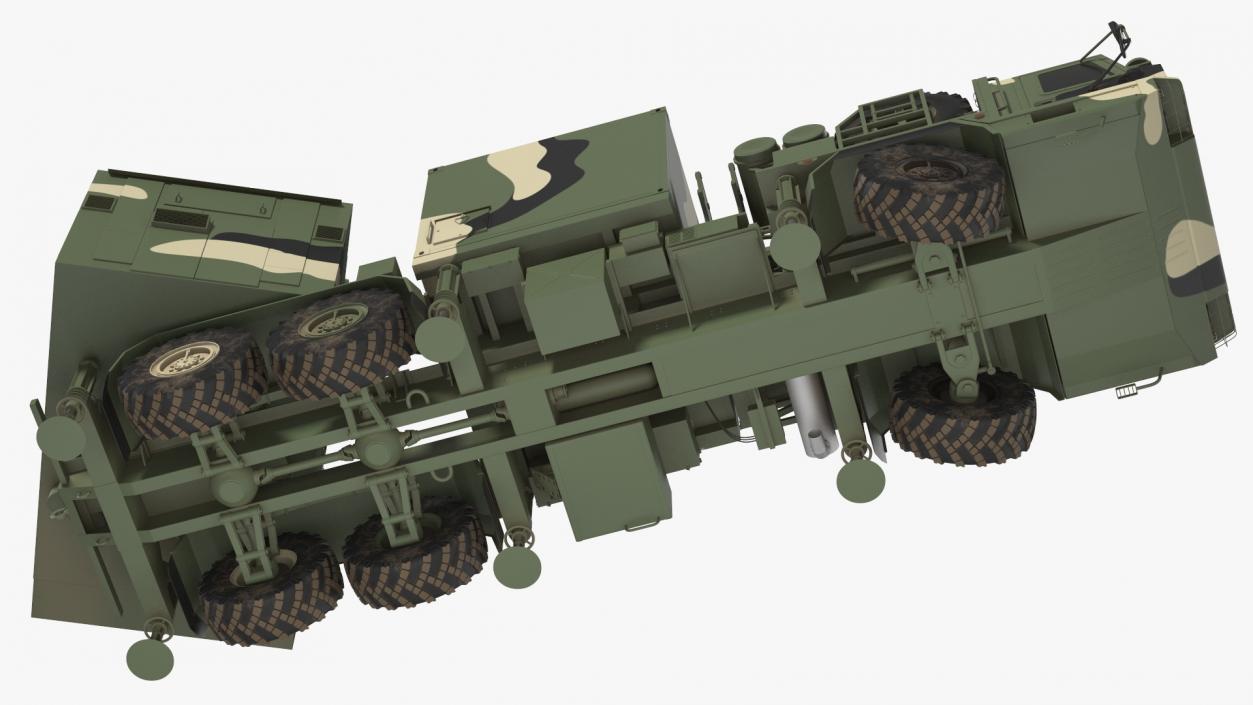 Camouflage Mobile Tracking Radar Vityaz 50R6 3D model