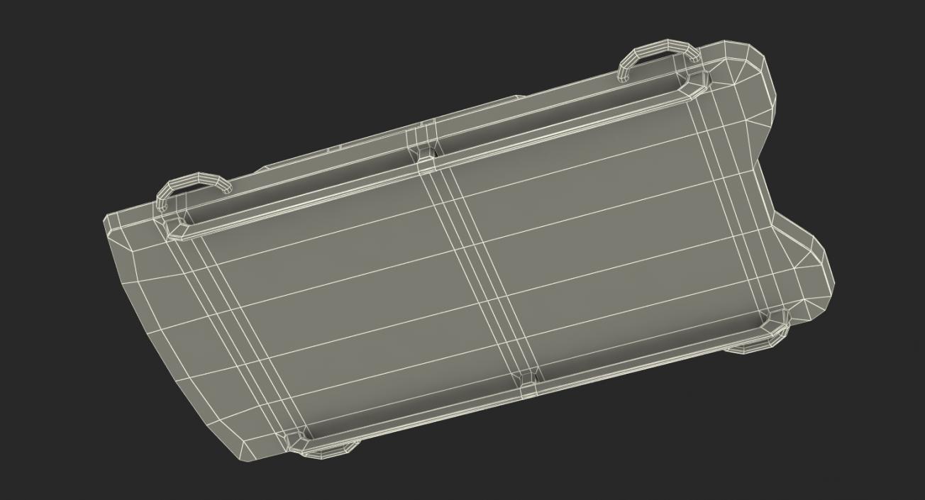 3D Skeleton Sled model