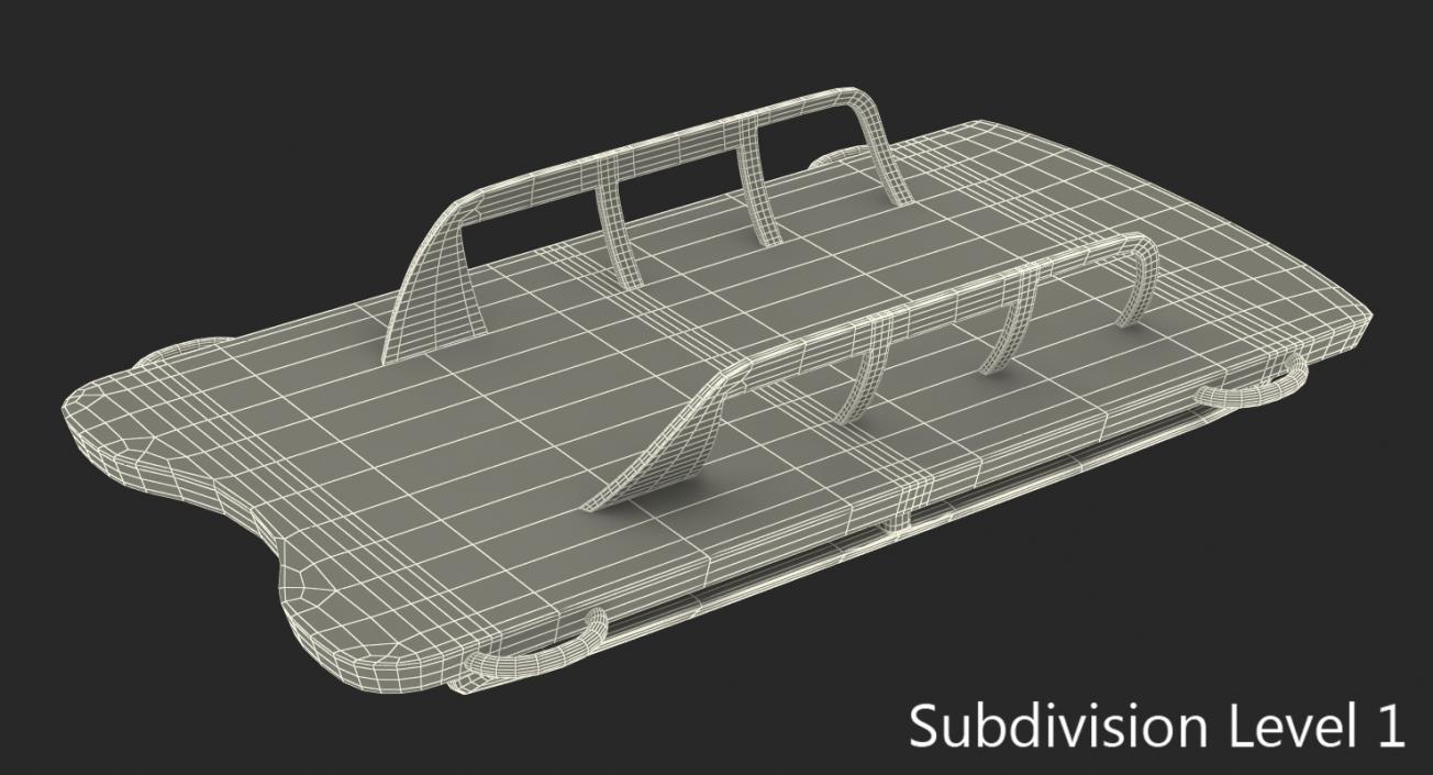 3D Skeleton Sled model