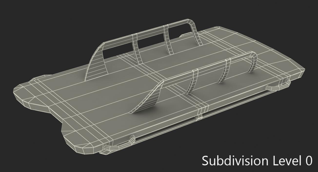 3D Skeleton Sled model