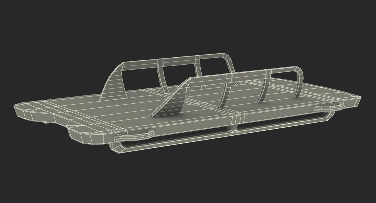 3D Skeleton Sled model