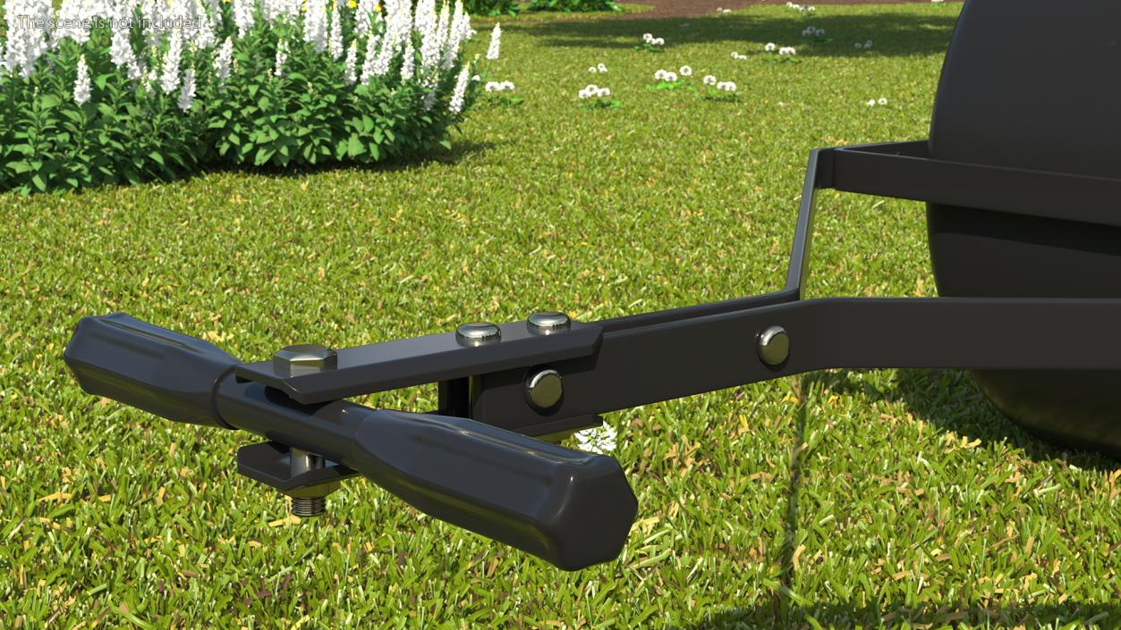 Water Filled Poly Lawn Roller 3D model