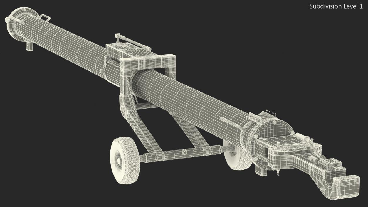 3D model Aircraft Tractor Towing Airbus A320