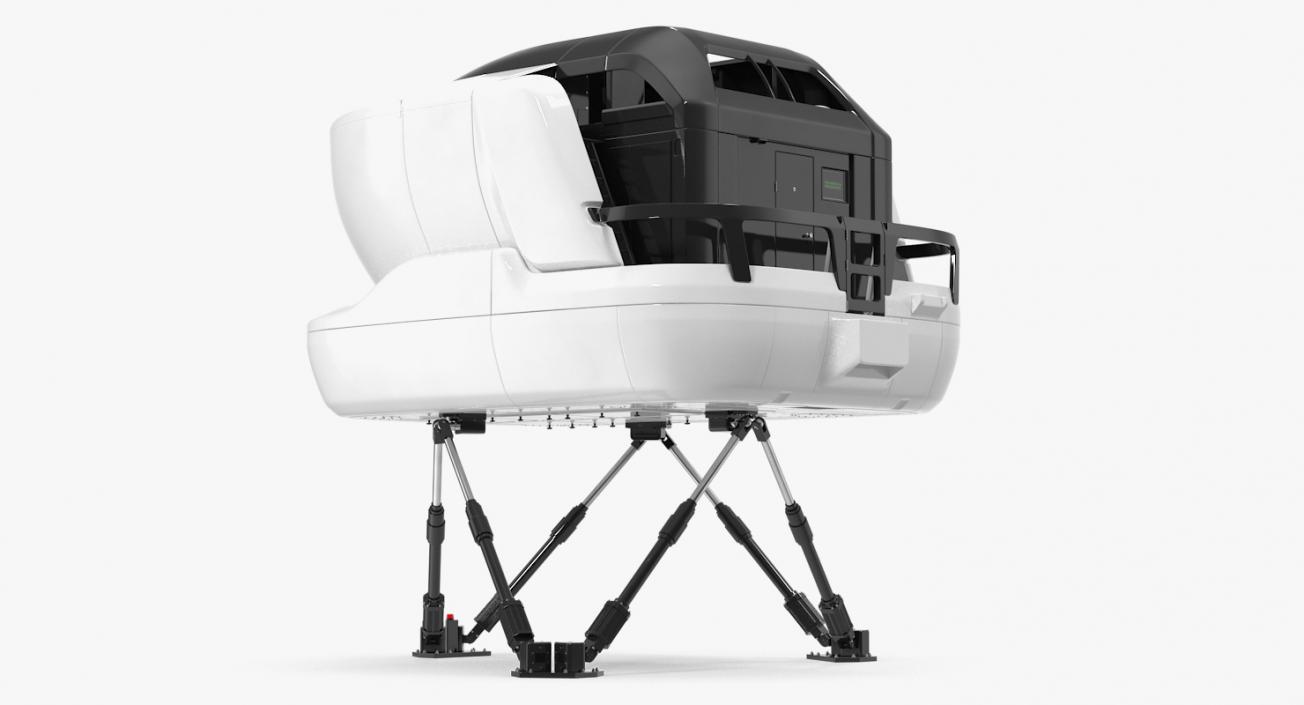 Airplane Simulator Machine Generic 3D model