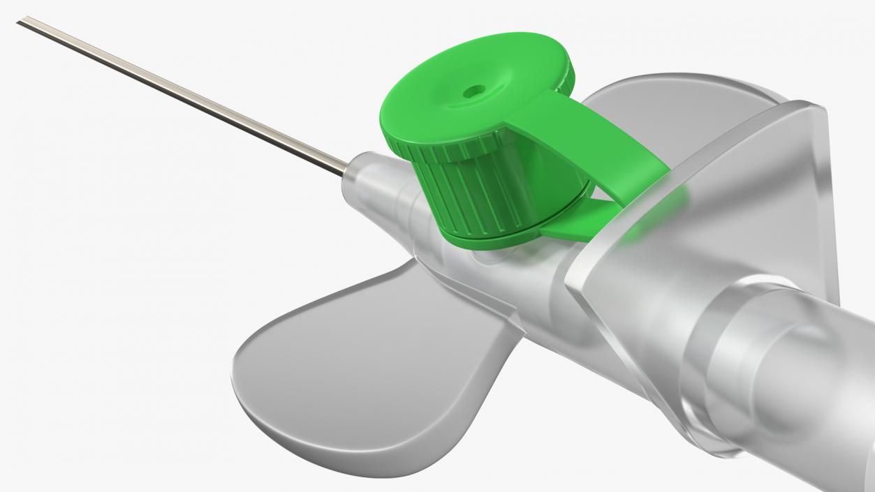 3D Cannula with Wings model