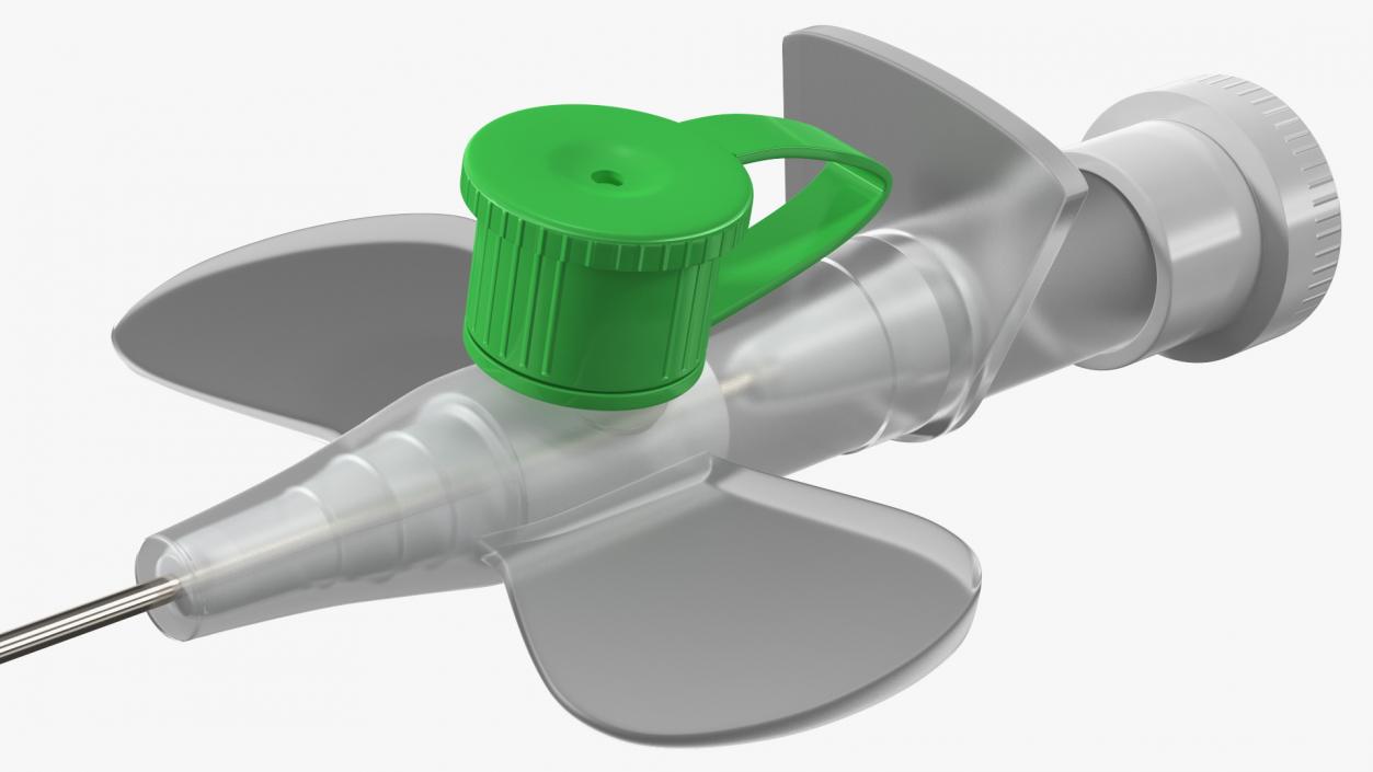 3D Cannula with Wings model