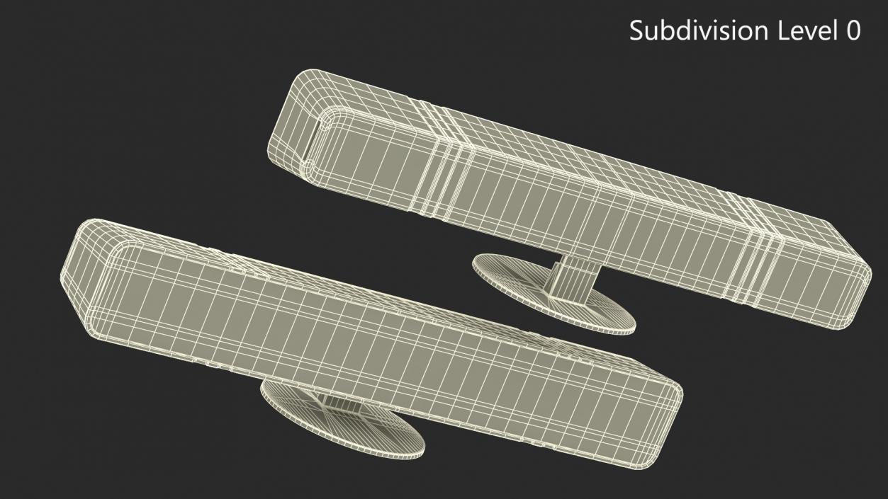 Horizontal Dynamic Led Light Lamp Set 3D