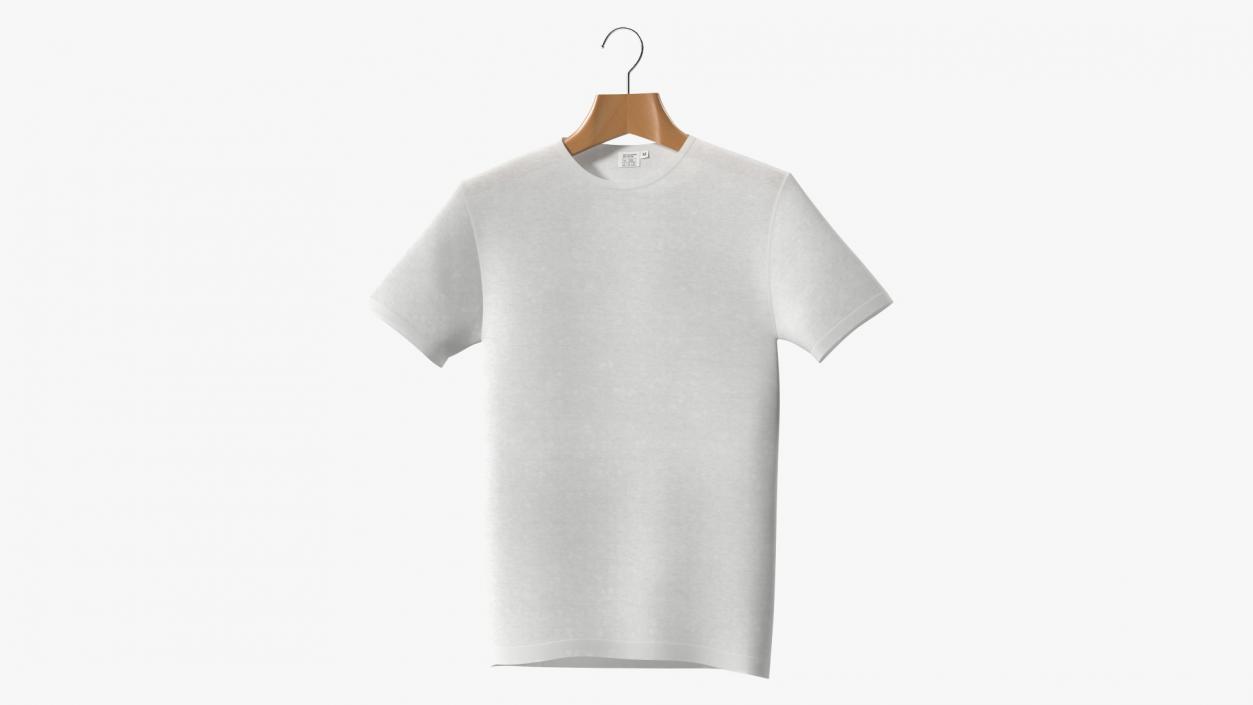 T-Shirt on Hanger 3D