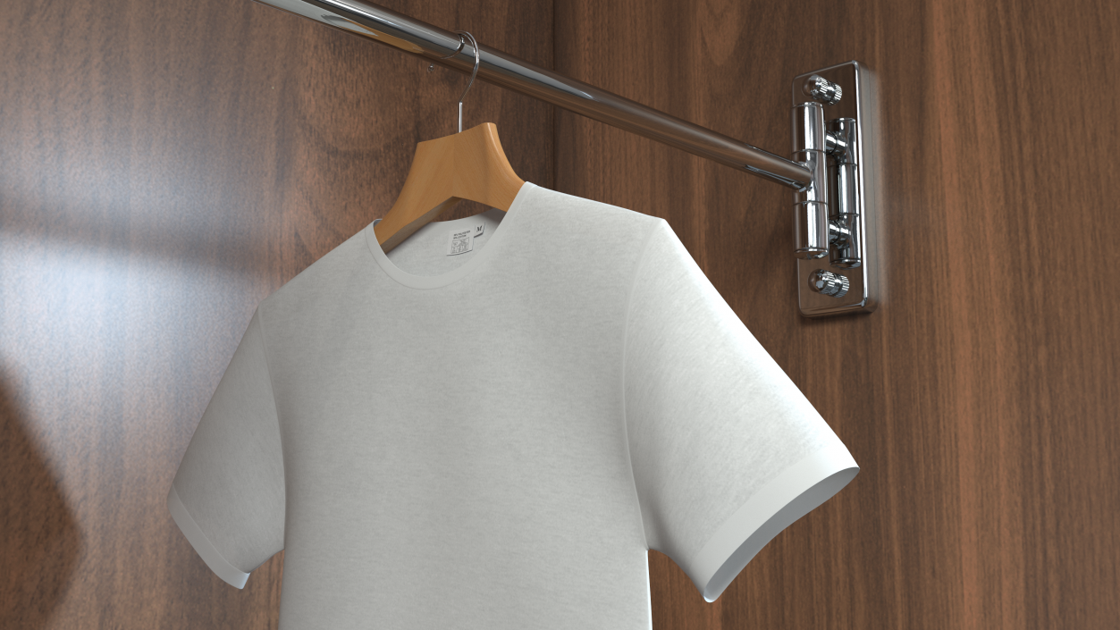 T-Shirt on Hanger 3D