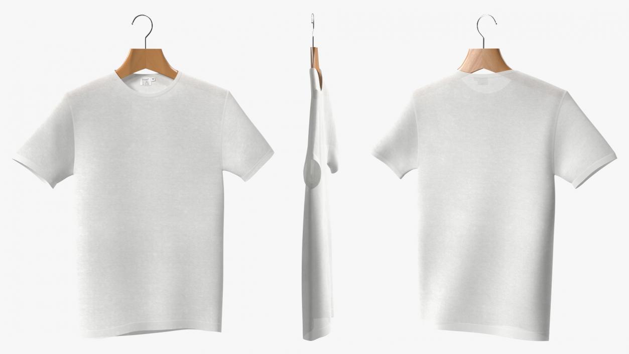 T-Shirt on Hanger 3D