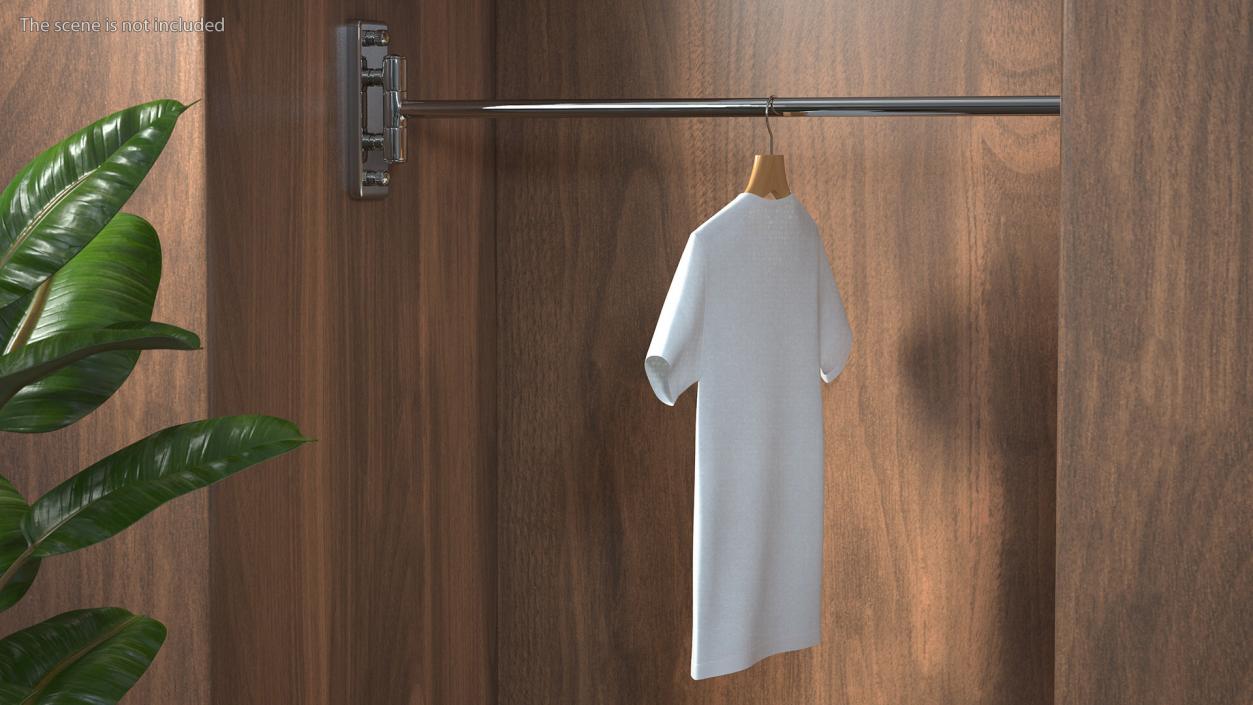 T-Shirt on Hanger 3D