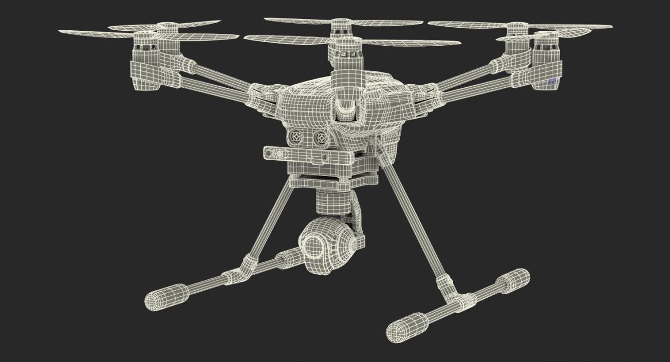 Hexacopter Yuneec Typhoon H 3D