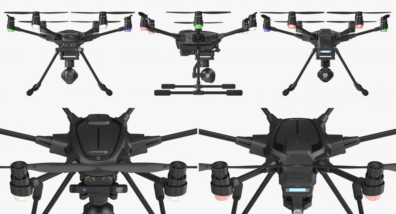 Hexacopter Yuneec Typhoon H 3D