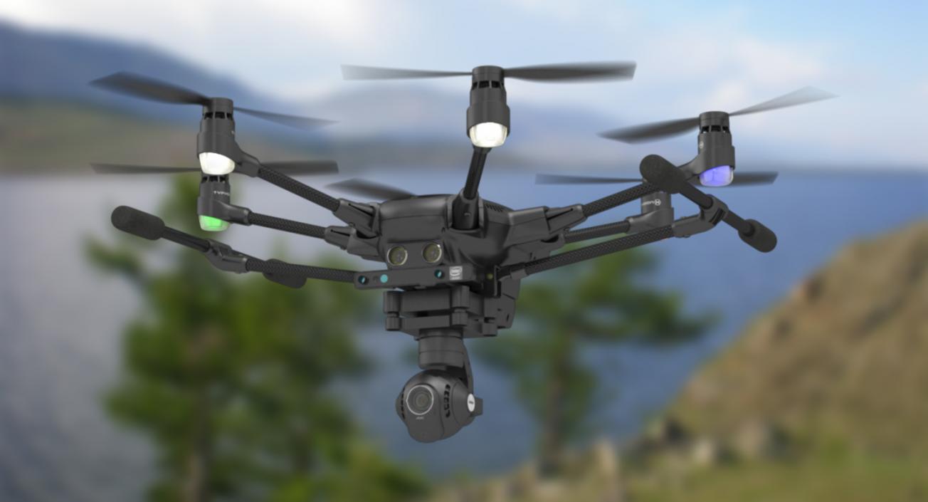 Hexacopter Yuneec Typhoon H 3D