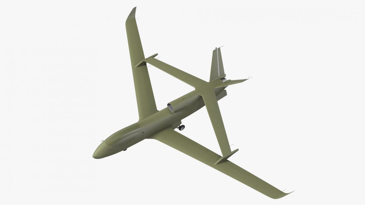 High Altitude Long Endurance Patrol UAV 3D model