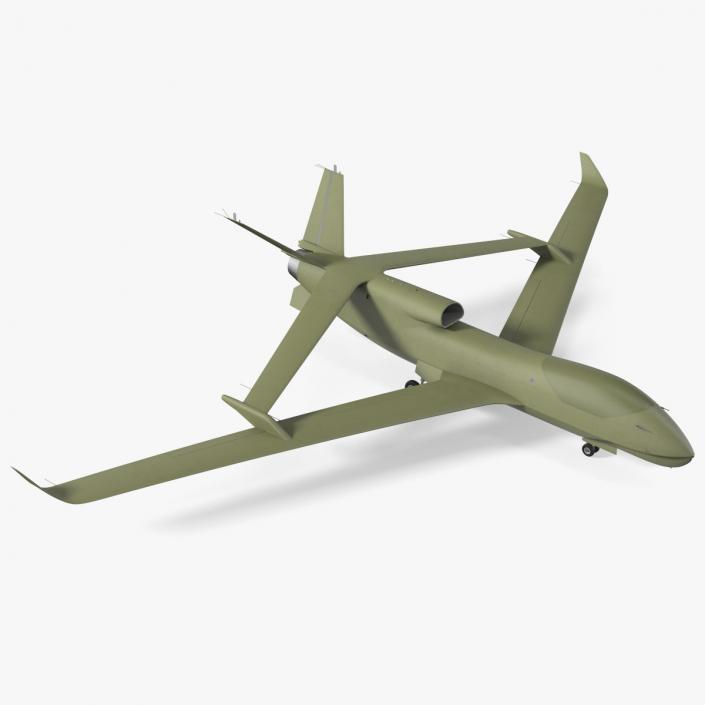 High Altitude Long Endurance Patrol UAV 3D model