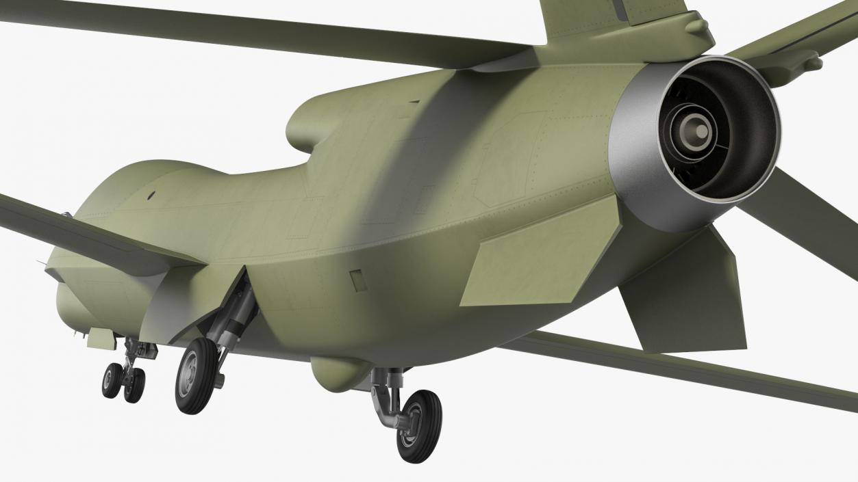 High Altitude Long Endurance Patrol UAV 3D model